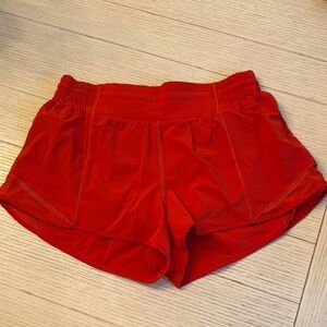 Lululemon Athletica Red Shorts
